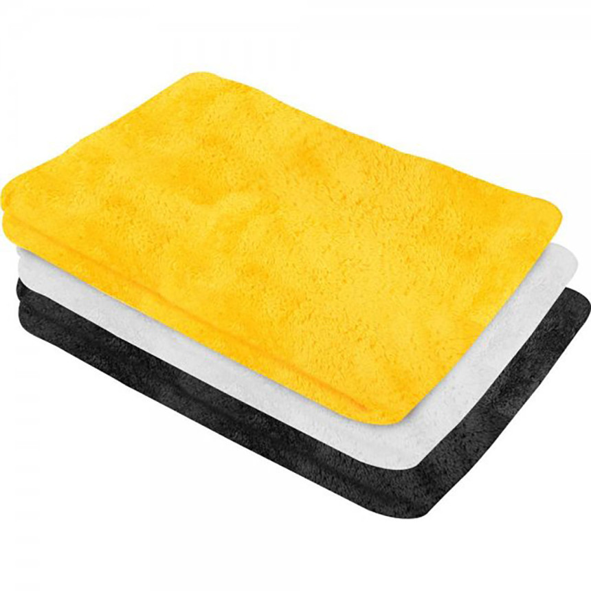 Kit toalhas de microfibra extramacia 500GSM Vonder (60X40cm) (3 unidades)