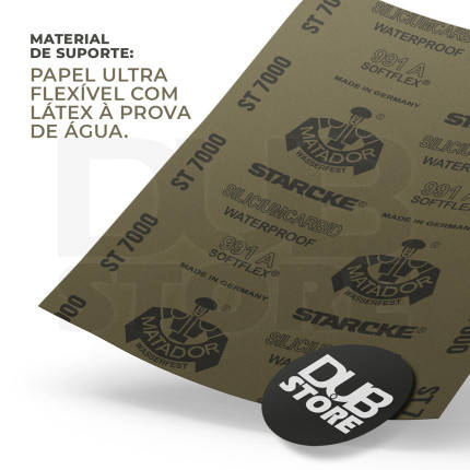 Lixa automotiva resistente à água Starcke Matador ST7000 991A (230x280mm)