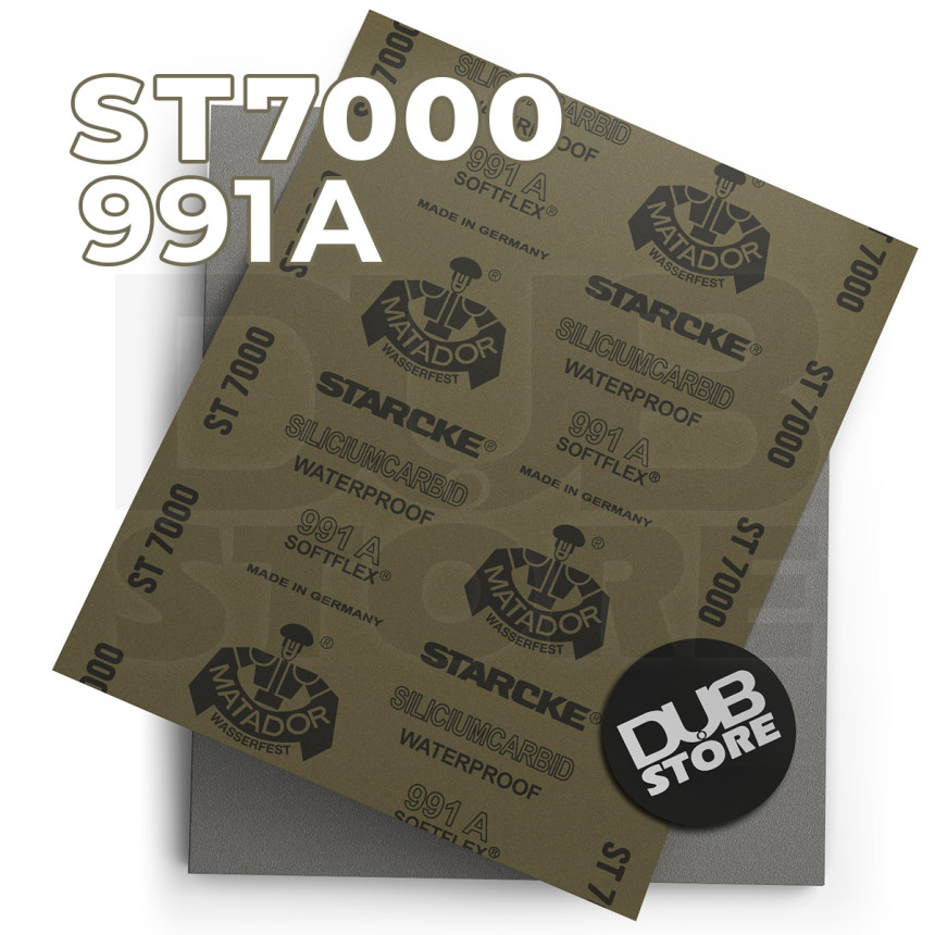 Lixa automotiva resistente à água Starcke Matador ST7000 991A (230x280mm)