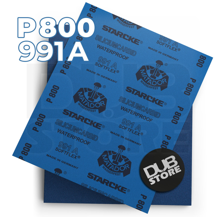 Lixa automotiva resistente à água Starcke Matador P800 991A (230x280mm)