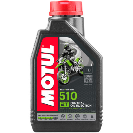 Óleo para motor Motul 510 2 Tempos (1 litro)