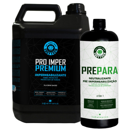 Kit impermeabilizante base de água para tecidos PRO Imper Premium Easytech Shield