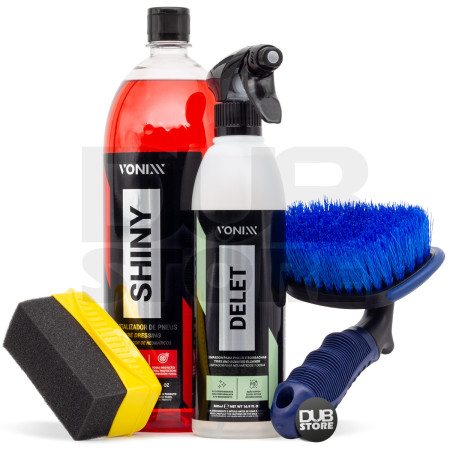 Kit pneu pretinho Shiny Vonixx (4 unidades)