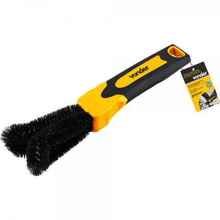 Escova para limpeza de raios e aros de moto e cintos de segurança Vonder