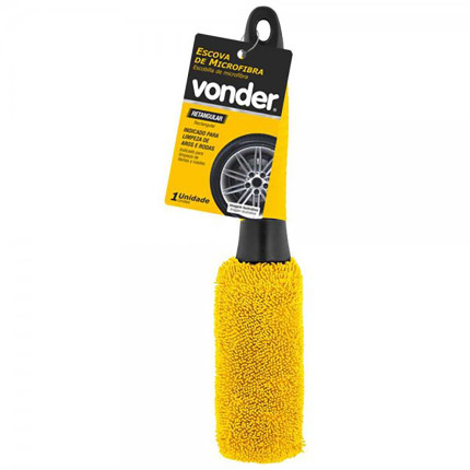 Escova de microfibra para limpeza de aros Vonder (retangular)