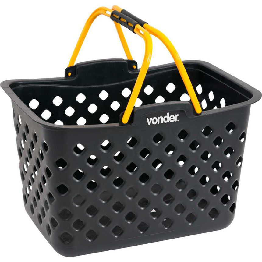 Cesto plástico para uso geral Vonder