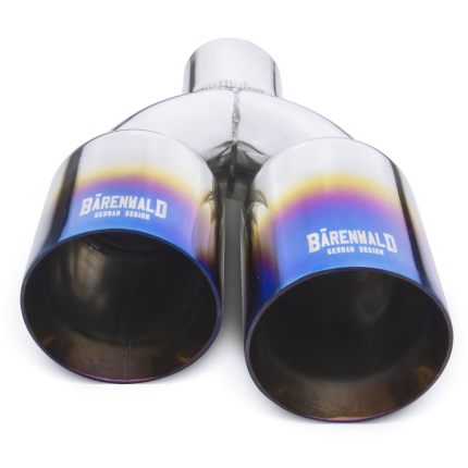 Ponteira Dupla Escapamento em Inox Bärenwald Dorfen “Burned Tip”