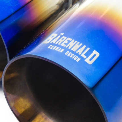 Ponteira Dupla Escapamento em Inox Bärenwald Dorfen “Burned Tip”