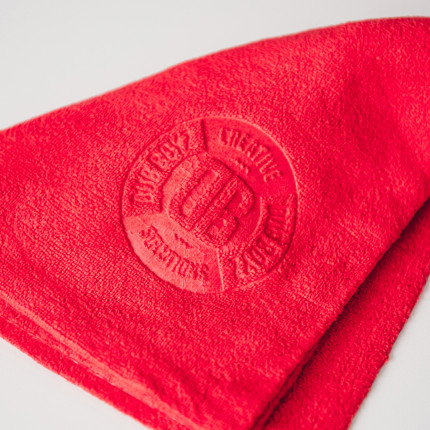 Toalha de microfibra Dub Towel 400GSM (40x60cm | vermelha)