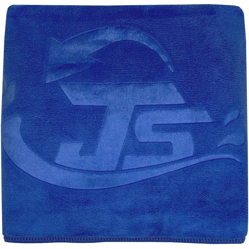 Toalha de microfibra azul para secagem 400GSM JS (40x60cm)
