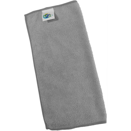 Toalha de microfibra cinza 230GSM JS (40x40cm)