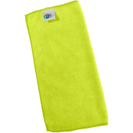 Toalha de microfibra amarela 230GSM JS (40x40cm)