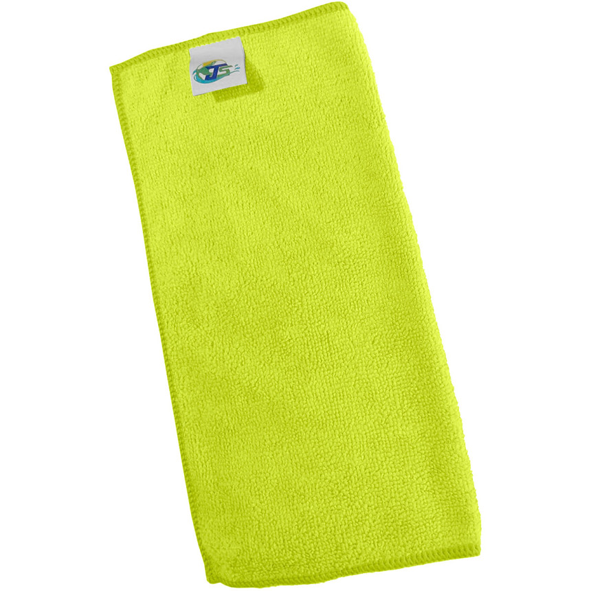 Toalha de microfibra amarela 230GSM JS (40x40cm)