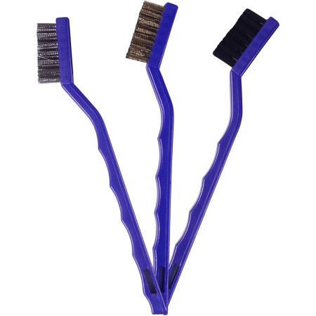 Kit de escovas para detalhamento automotivo Vonixx (3 unidades)