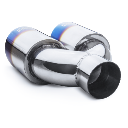 Ponteira Dupla Escapamento em Inox Bärenwald Mitte 3,5" Burned Tip