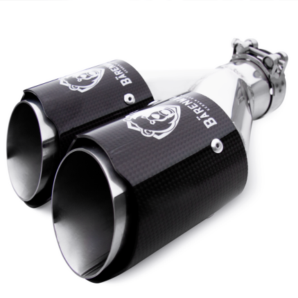 Ponteira Dupla Escapamento em Inox e Fibra de Carbono Bärenwald Lübeck