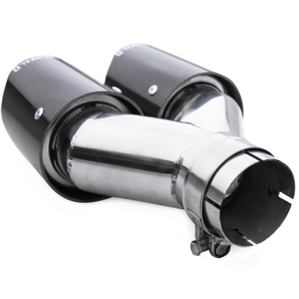 Ponteira Dupla Escapamento em Inox e Fibra de Carbono Bärenwald Lübeck