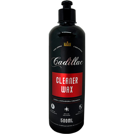 Cera carnaúba Cleaner Wax cremosa Cadillac (500ml)