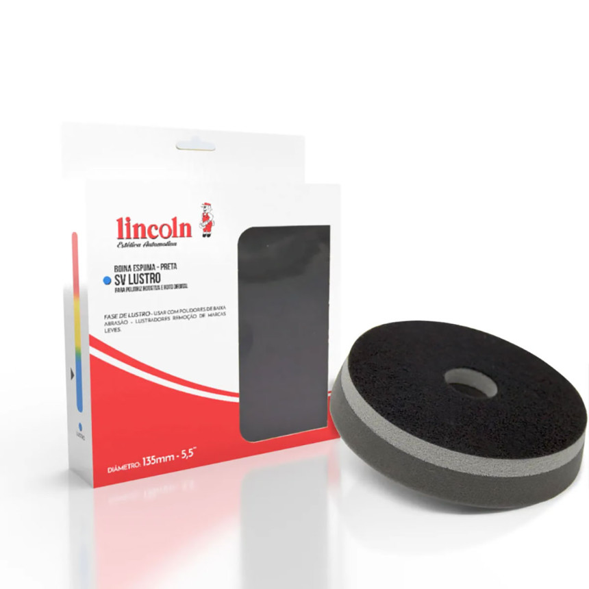 Boina Espuma SV Lustro Lincoln (5,5 polegadas - preta)