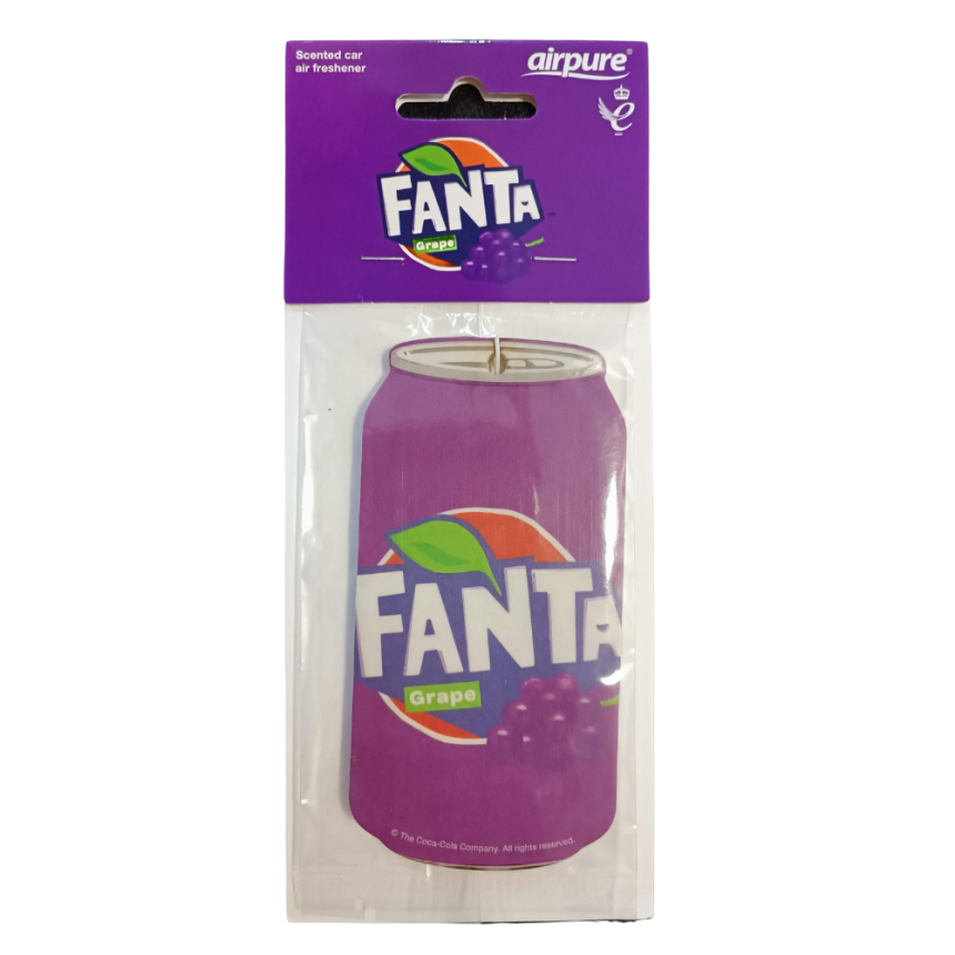Aromatizante Fanta Uva Lata Airpure