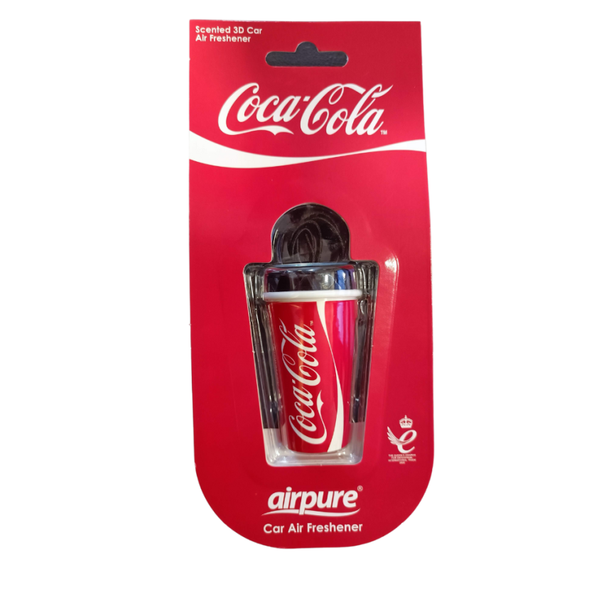 Aromatizante Coca-Cola Copo 3D Airpure