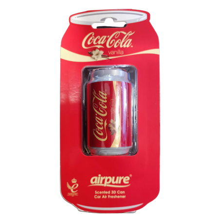 Aromatizante Coca-Cola Vanilla Lata 3D Airpure