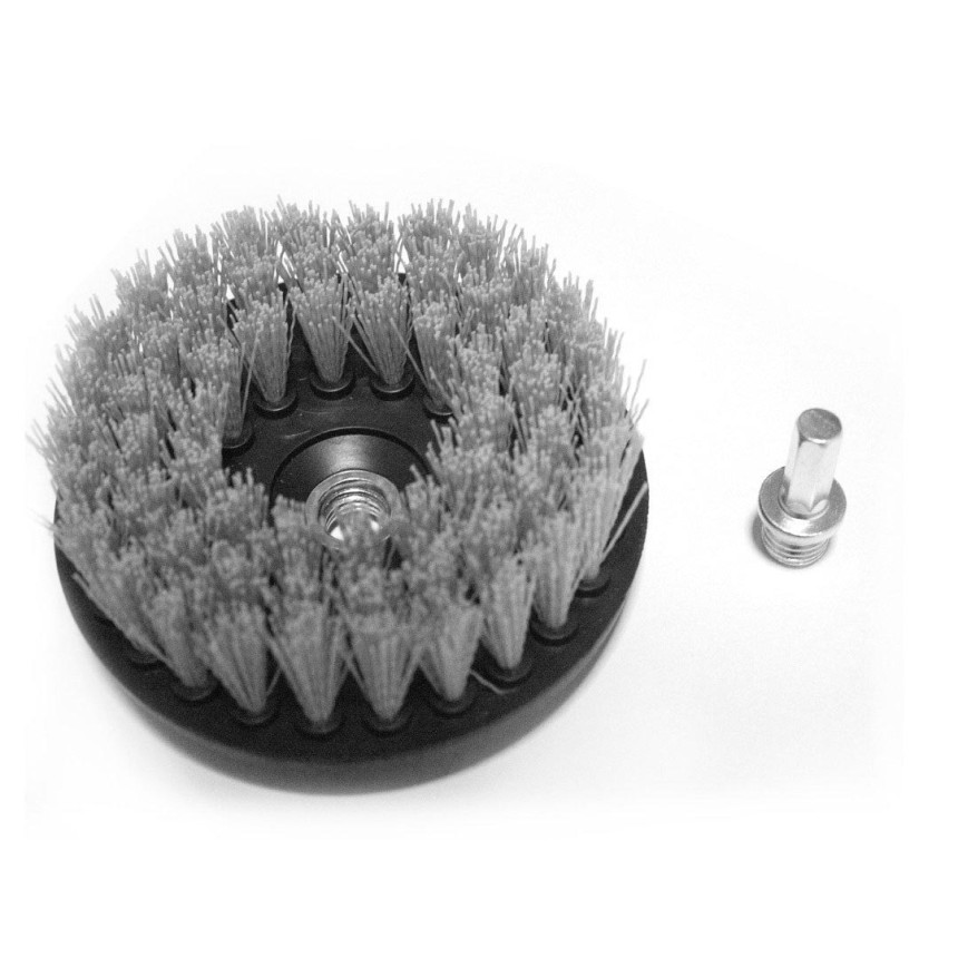 Escova rotativa média Kers 100mm - Acompanha adaptador para furadeira