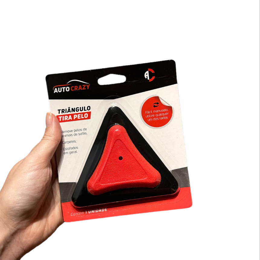 Triangulo Emborrachado Tira Pelos Auto Crazy