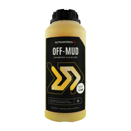 Shampoo alcalino MOL concentrado Off-Mud Autoamerica (2 litros)