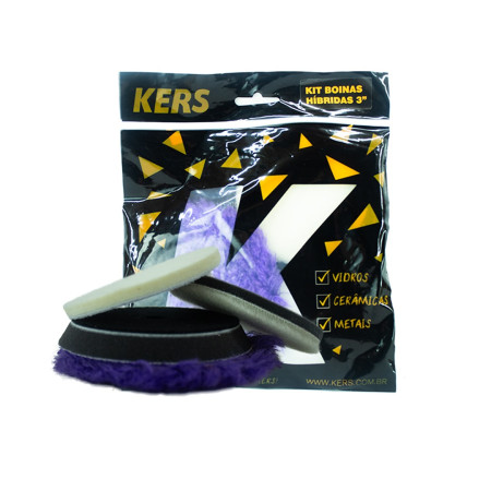Kit de boinas espuma 3" Kers (3 unidades)