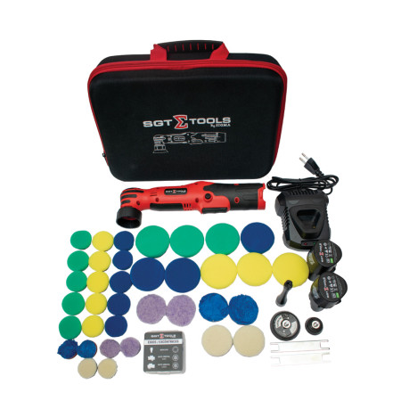 Nano Politriz Híbrida a bateria Sigma Tools com Acessórios 12V (SGT-8102)