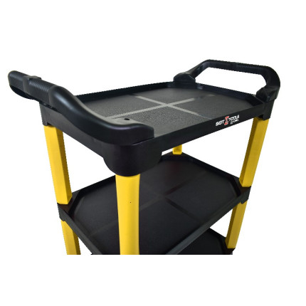 Carrinho para ferramentas 3 bandejas Sigma Tools (Amarelo)