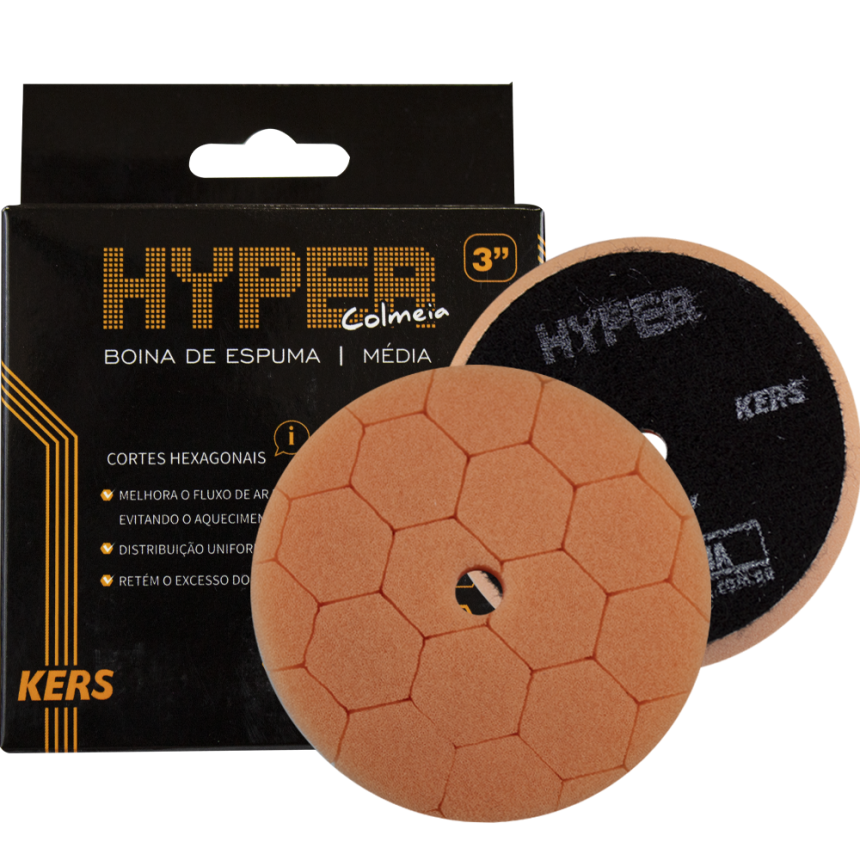 Boina Hyper Média Kers (3 polegadas - laranja)