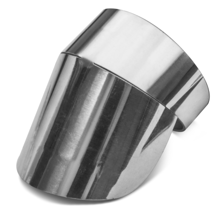 Difusor de escape eletrônico slim em inox Bärenwald 2"