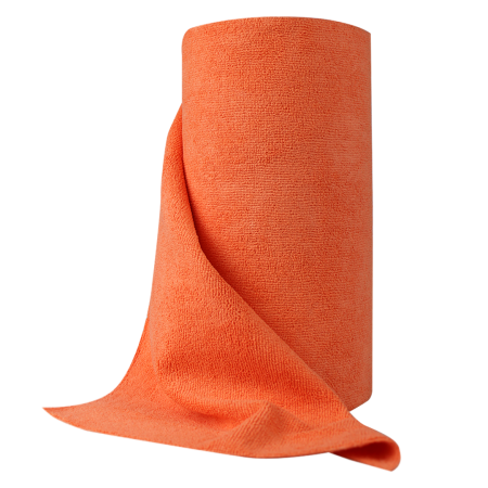 Rolo de Toalha com 50und de Microfibra 260GSM Kers (30x30cm)