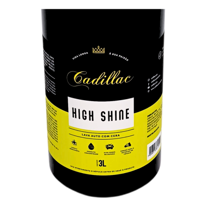 Shampoo com cera High Shine Cadillac (3 litros)