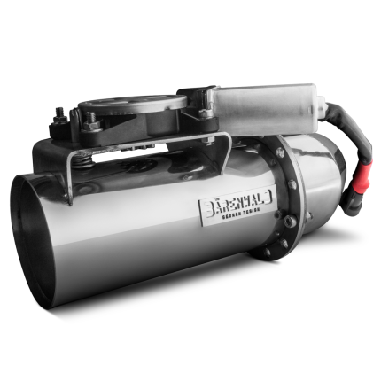 Difusor de escape eletrônico slim em inox Bärenwald 3"