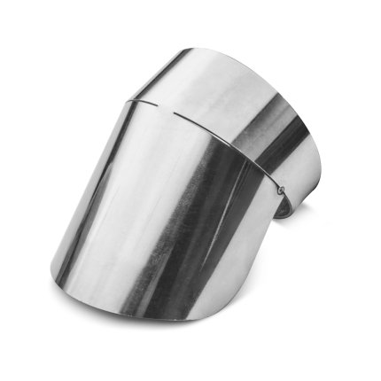 Difusor de escape eletrônico slim em inox Bärenwald 3"