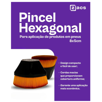 Pincel Hexagonal Cerdas Macias Zacs
