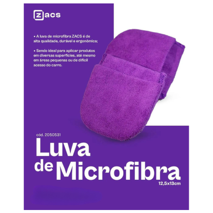 Mini Luva de Microfibra Zacs (12,5x13cm)