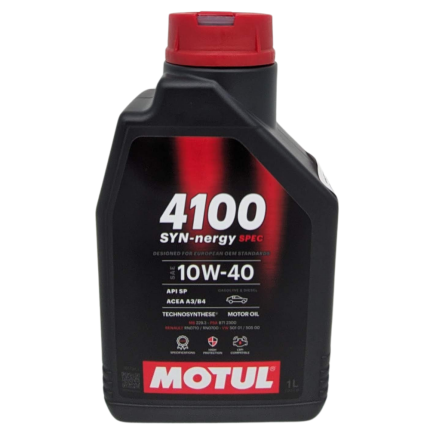 Óleo para motor Motul 4100 SYN-nergy Spec 10W40 (1 litro)