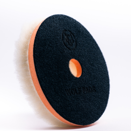 Boina Lã Natural Artic Wool Corte com Interface Wolf Pads (6 polegadas)