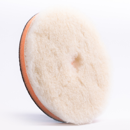 Boina Lã Natural Artic Wool Corte com Interface Wolf Pads (6 polegadas)