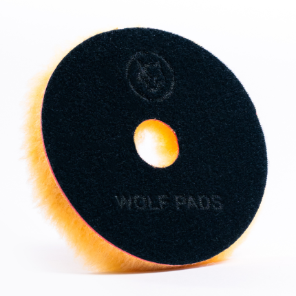 Boina Lã Natural Golden Wool Corte Wolf Pads (6 polegadas)