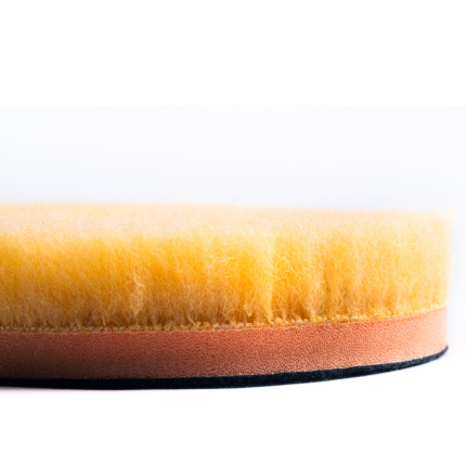 Boina Lã Natural Golden Wool Corte com Interface Wolf Pads (5 polegadas)