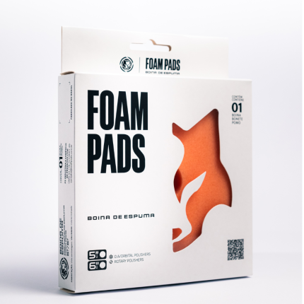 Boina Espuma Corte Wolf Pads (6 polegadas - Laranja)