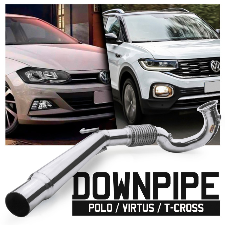 Downpipe Inox 304 Bärenwald VW Polo / Virtus / T-Cross 1.0 TSi EA211