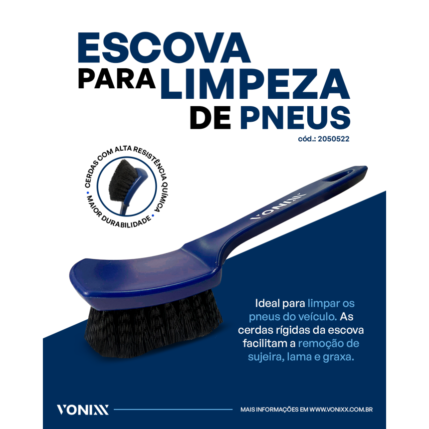 Escova para limpeza de pneus Vonixx