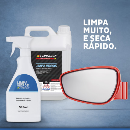 Limpa Vidros Desengordurante e Antiembaçante Finisher (700ml)