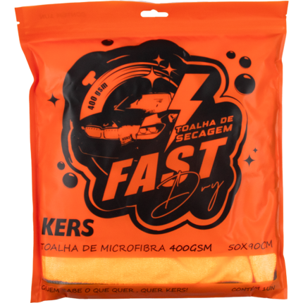 Toalha de secagem Fast Dry 400GSM Kers (50x90cm)